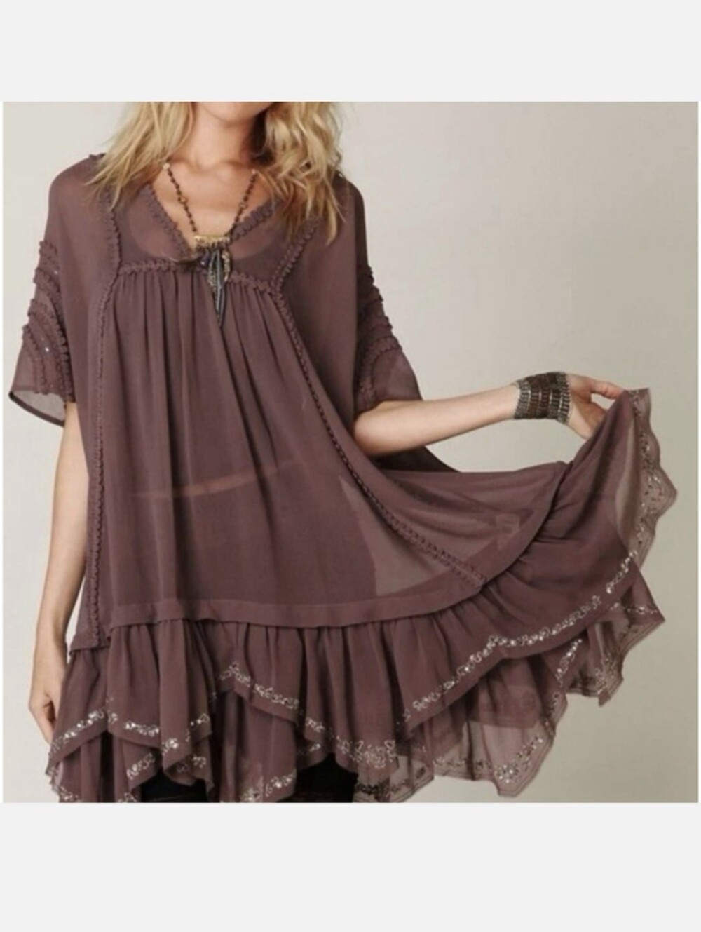Beaded Beauty Dress EUC